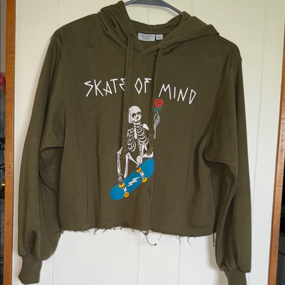Skate of Mind Olive Green Hoodie